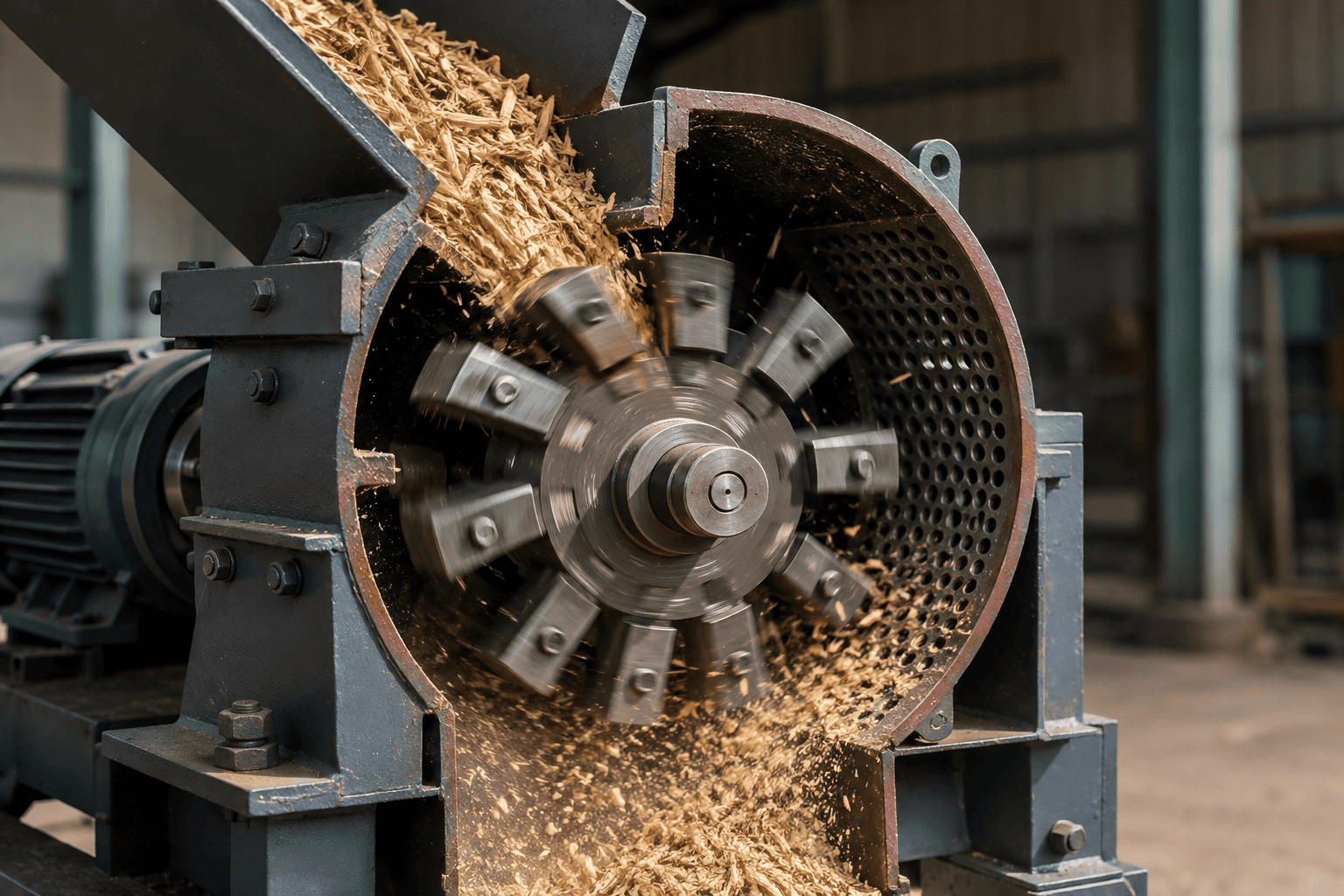 Bagaimana Cara Kerja Hammer Mill Menghancurkan Bahan?