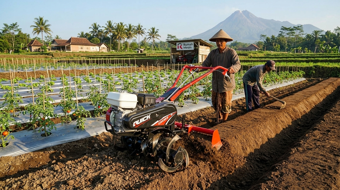 cara mempercepat persiapan lahan pertanian